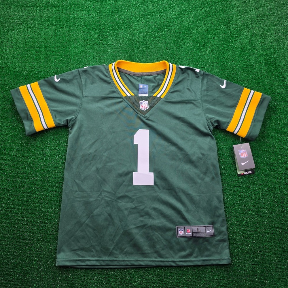 Green Bay Packers Nike On Field Micah Parsons #1 Stitch Jersey Youth Large NWT
